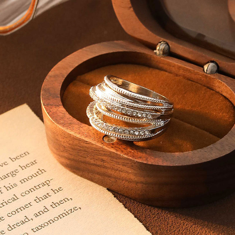 Luxury High-grade Sense Ring Jewelry