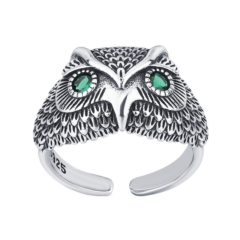 Retro Vintage Casual Owl Ring