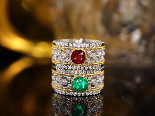 Breitbandring im Buccellati-Stil – Zeitlose Eleganz im Schmuck