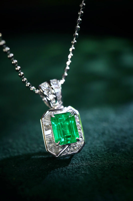 Colgante Esmeralda Panjshir - Colección de Joyería Premium