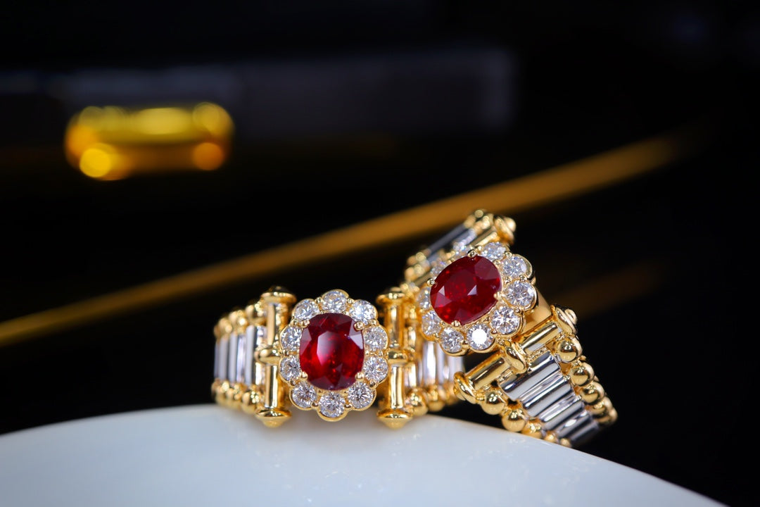 Cincin Ruby Darah Merpati Antik - Harta Karun Perhiasan Abadi