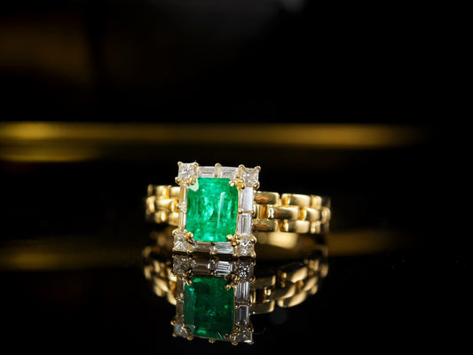 Panjshir-Smaragdring im Vintage-Stil – ein einzigartiges Schmuckstück