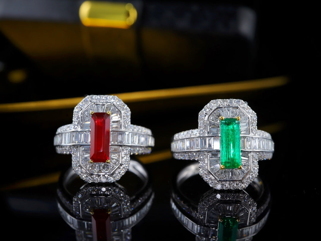 Panjshir-Smaragd-Ring – Premium-Schmuck in lebendigem Grün