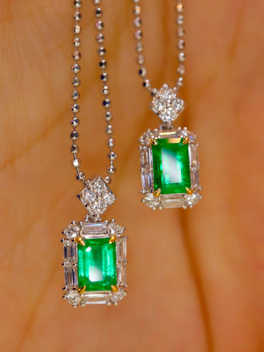 Colgante de esmeralda Panjshir: una pieza de joyería fina versátil