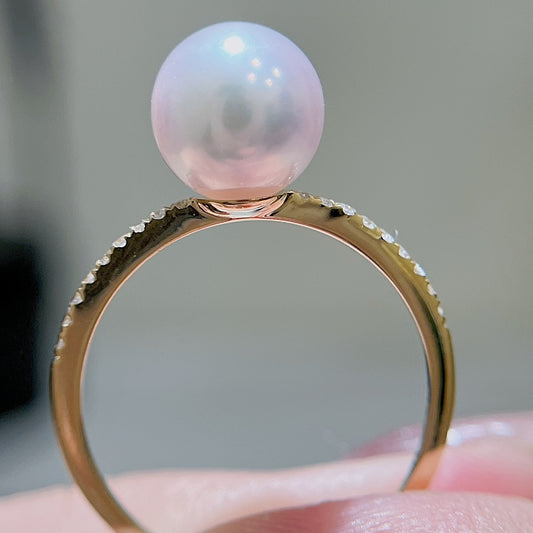 Luxe 18K gouden en diamanten Akoya-parelsieraden