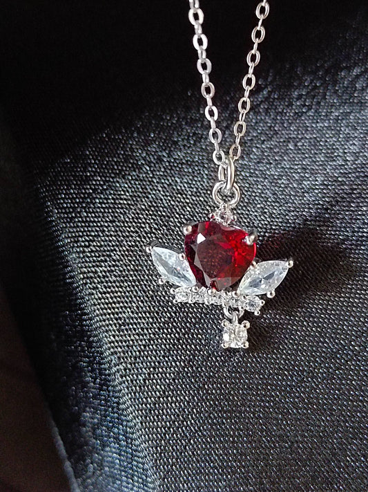 🔥Natuurlijke granaat hart hanger sieraden