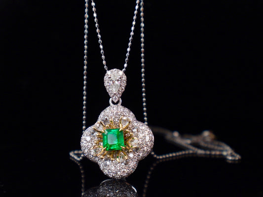 Colgante Esmeralda Panjshir - Exquisita joyería VVG Walton Green