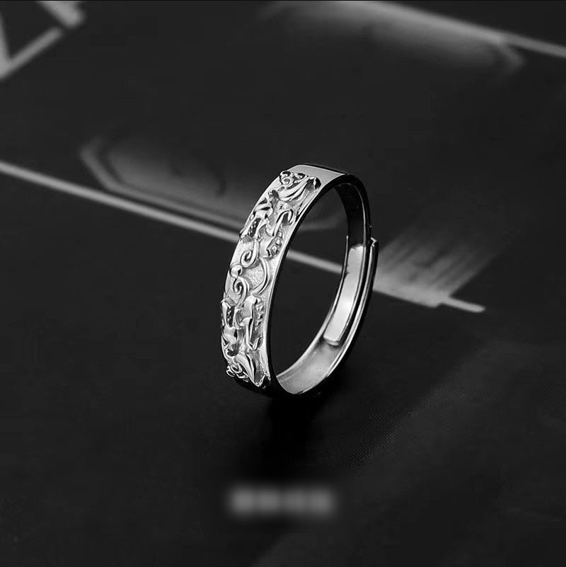 Simple And Personalized Retro Cool Style With Adjustable Opening