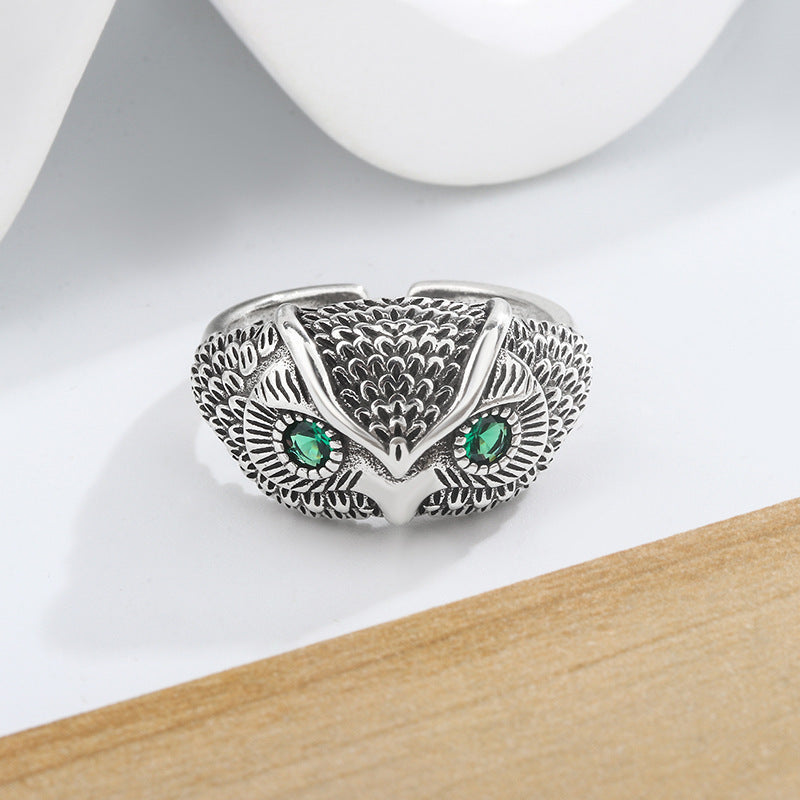 Retro Vintage Casual Owl Ring