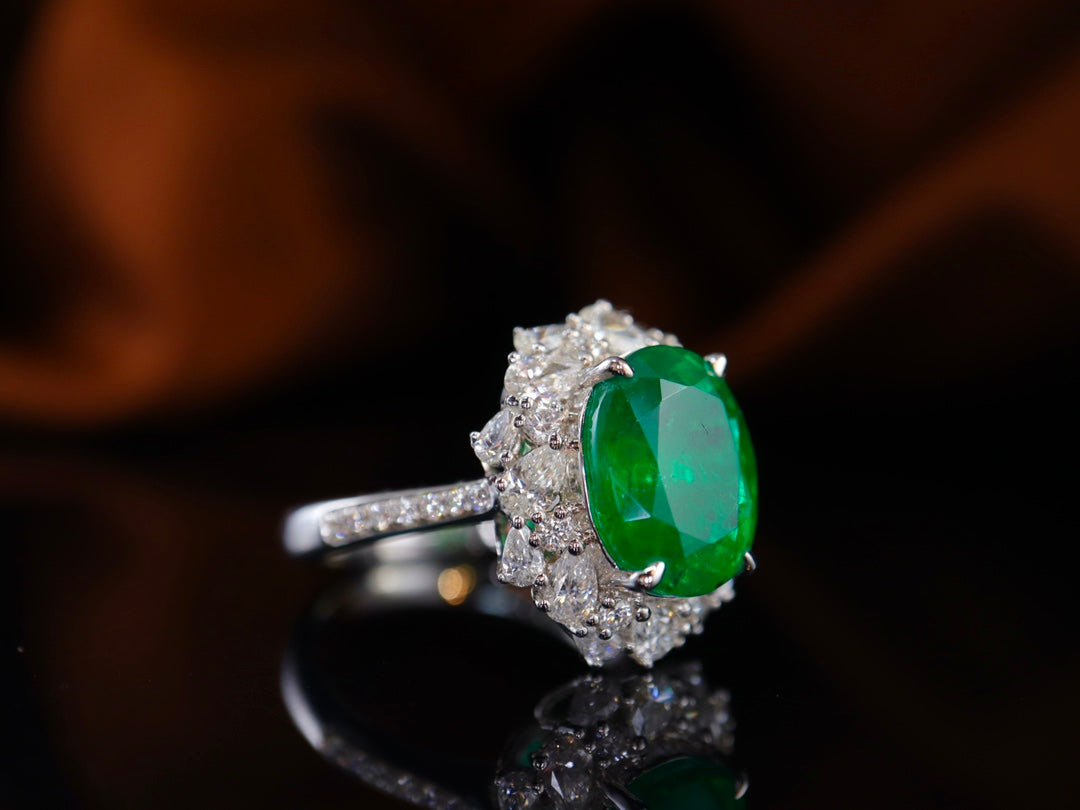 Cincin Zamrud - Barang Kemas Gaya Besar Mewah