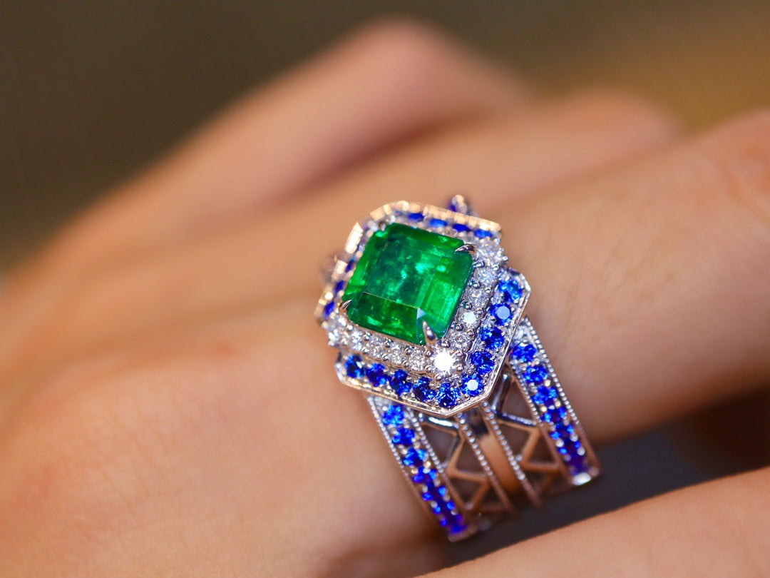 Die Pracht der Natur: Smaragd- und Saphirschmuck-Wunder