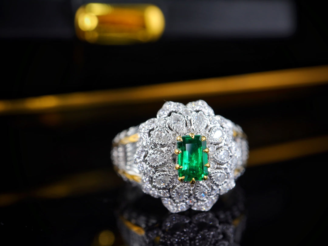 Panjshir-Smaragdring – von der Gilde zertifizierter, grüner Schmuck der Spitzenklasse