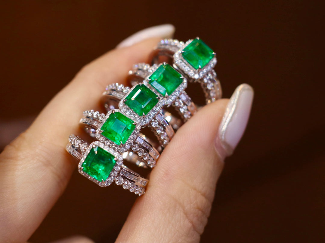 Exquisite Emerald Ring Jewelry - A Masterpiece of Nature and Craftsmanship