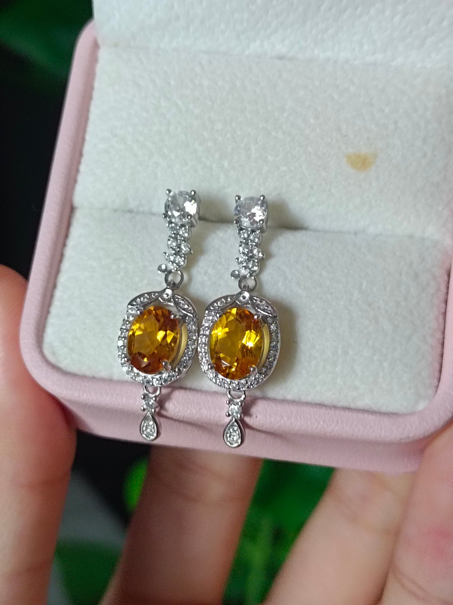 Natural Yellow Citrine Earrings - Elegant Jewelry for Every Occasion