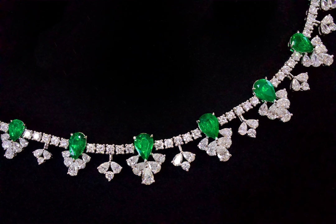 Panjshir Valley Emerald & Diamond Necklace - A Masterpiece of Luxury Jewelry