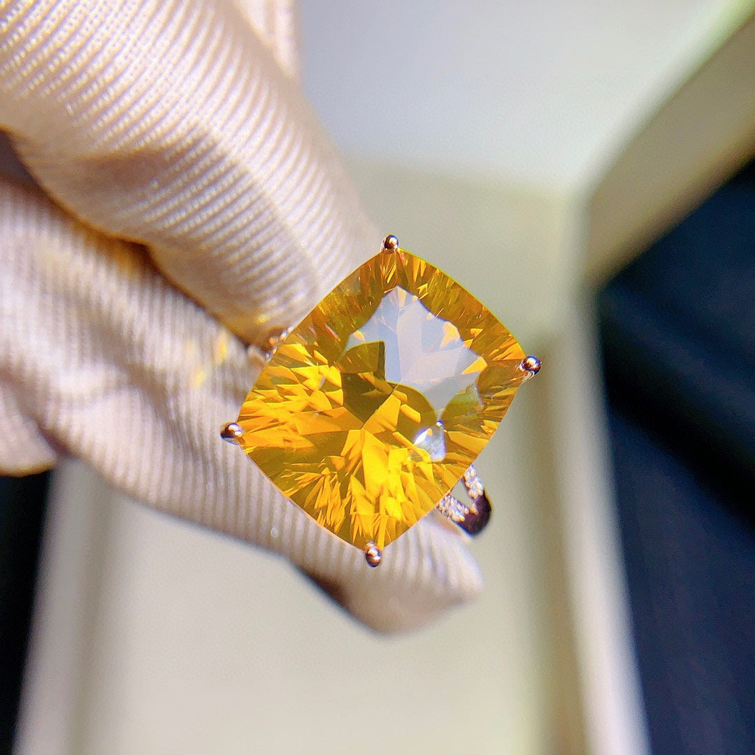 Dazzling Citrine Ring - A Must-Have Jewelry for Prosperity