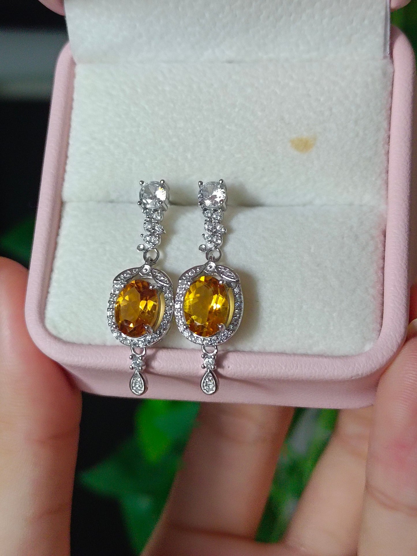 Natural Yellow Citrine Earrings - Elegant Jewelry for Every Occasion