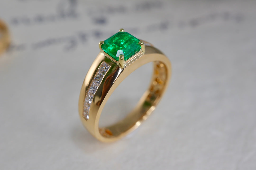 Panjshir-Smaragdring – leuchtend grüner Schmuck für ein mutiges Statement