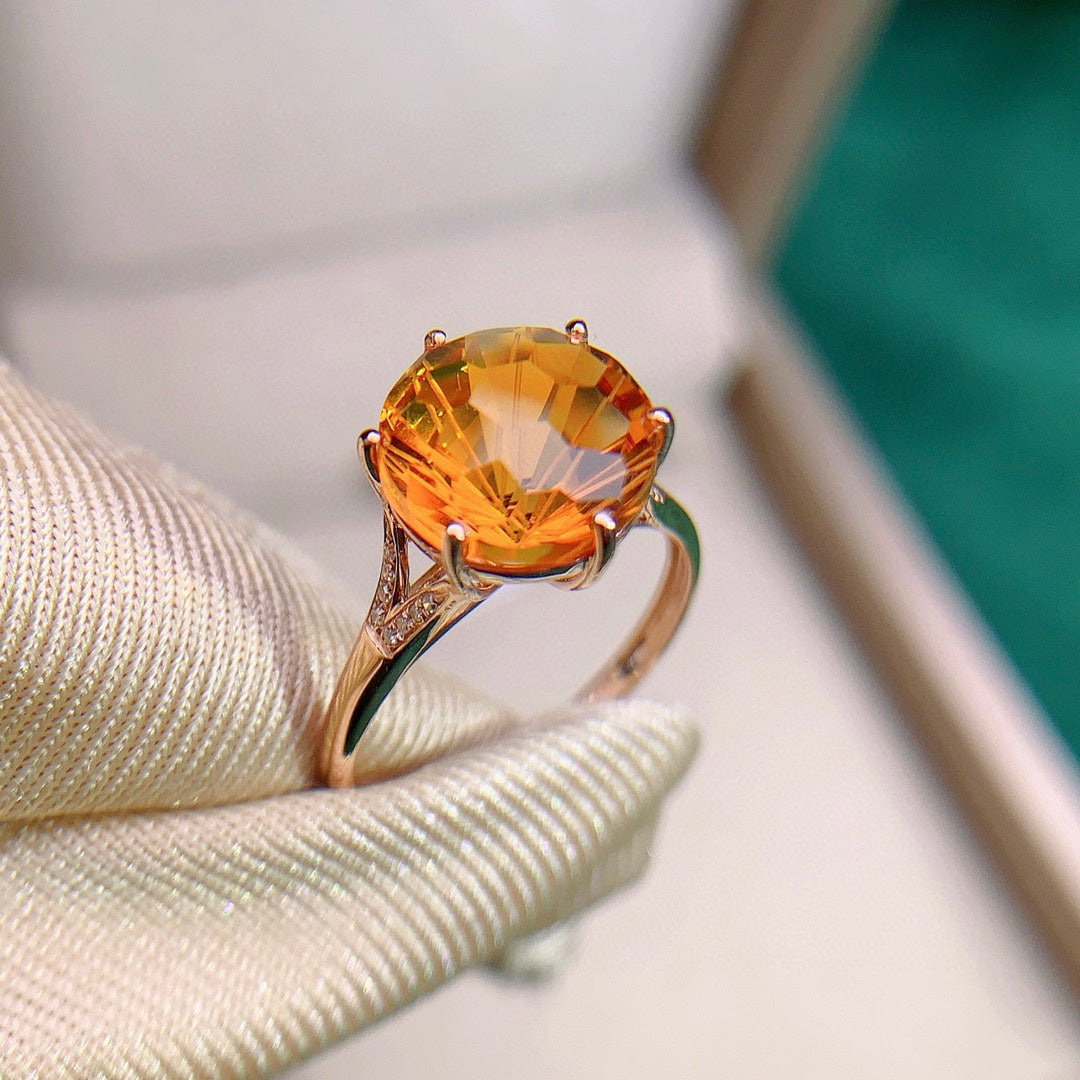 Dazzling Citrine Ring - A Must-Have Jewelry for Prosperity