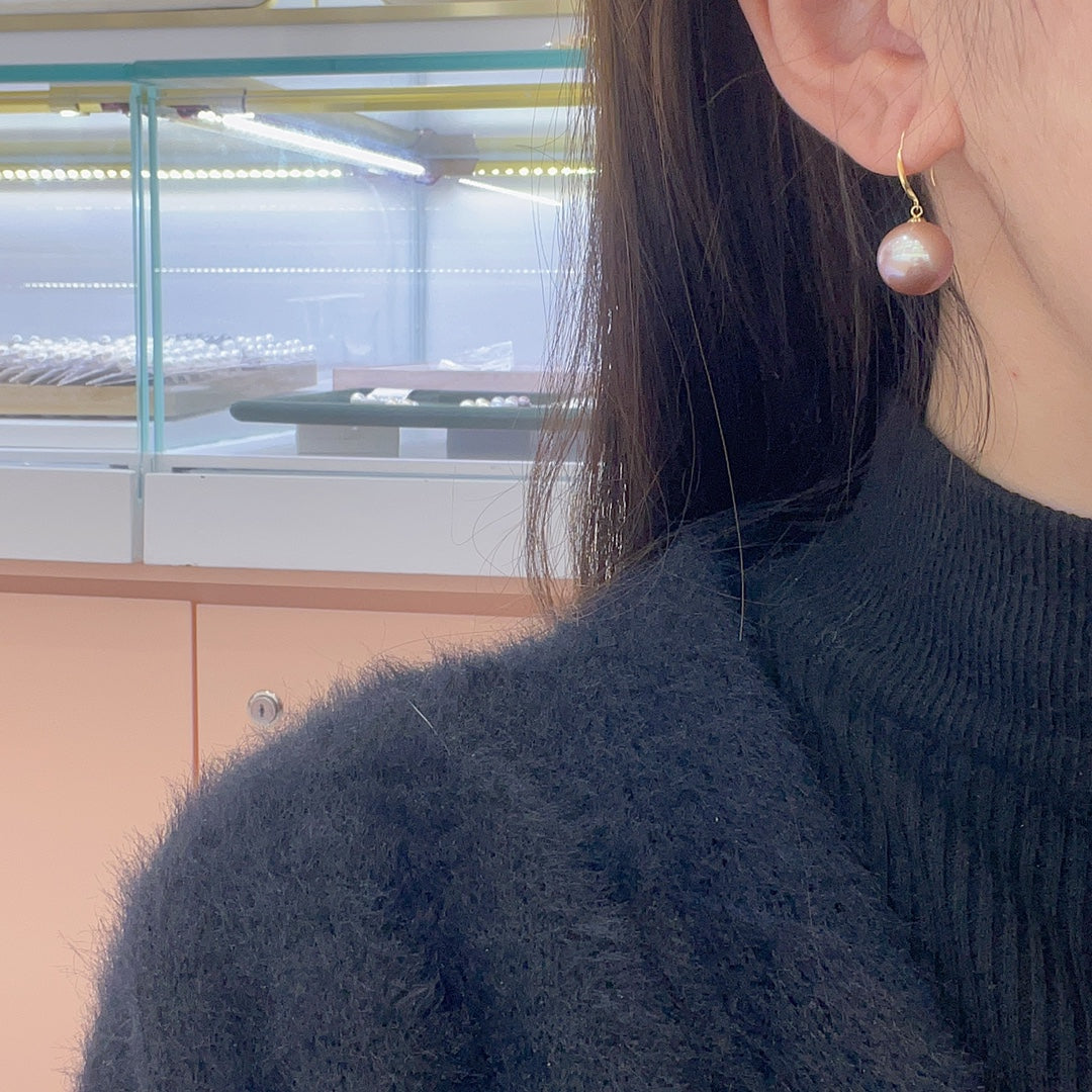 11-12 mm Edison Pearl -korut 18K kultaa - korkealaatuisia ja täydellisesti pyöreitä