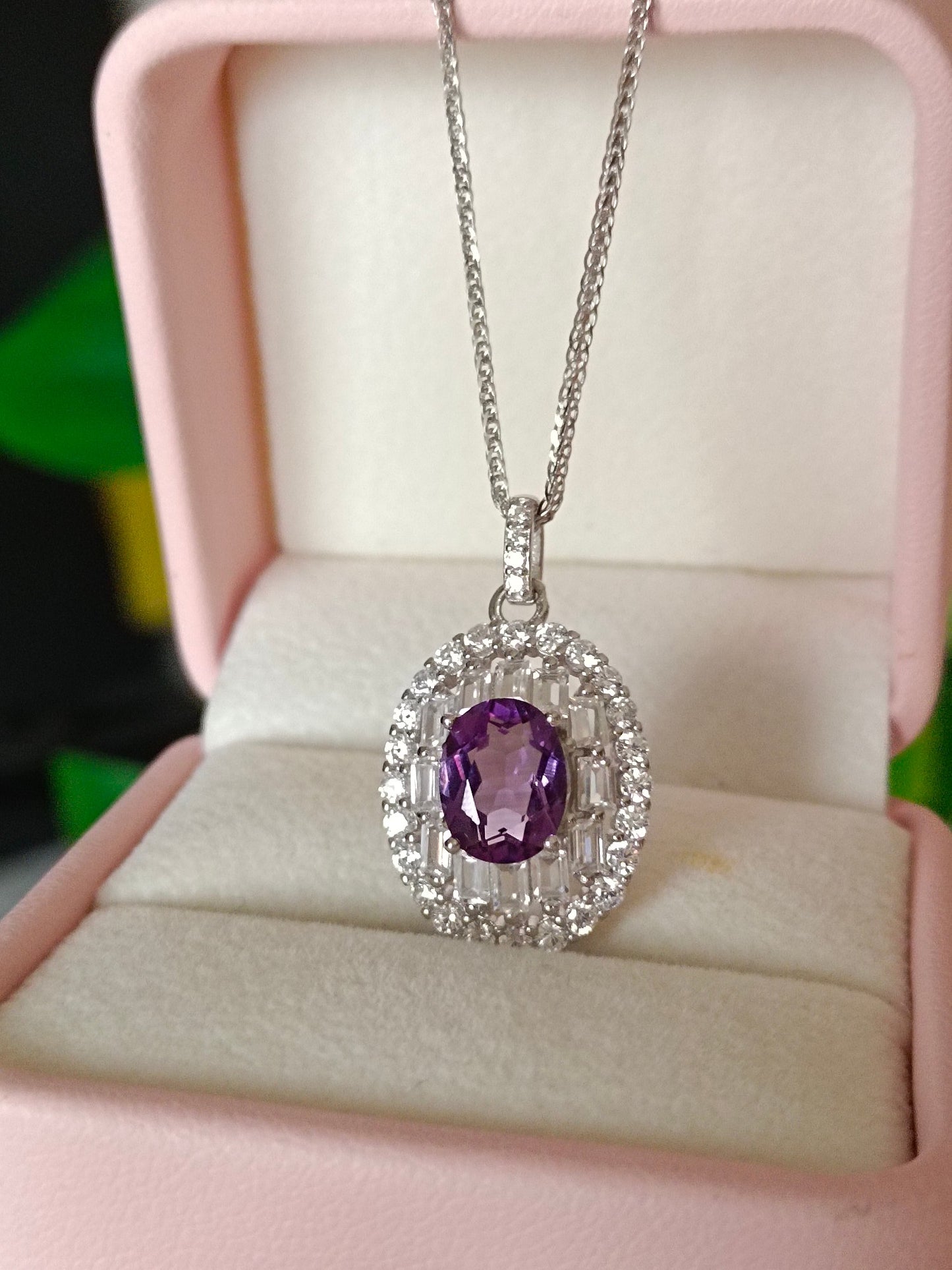 Ciondolo di ametista naturale - Incantevoli gioielli viola