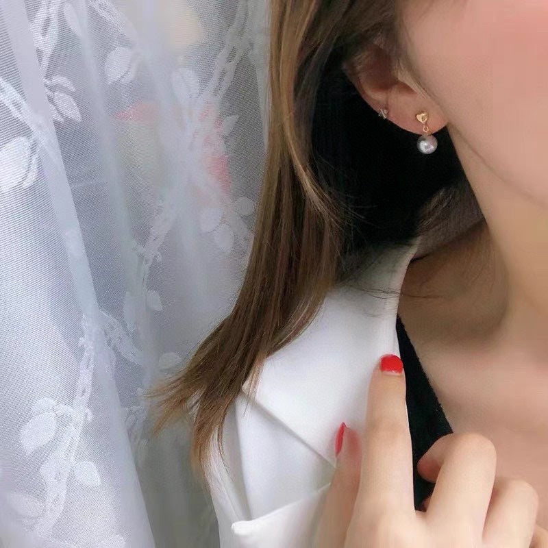 奢華 18K 金 Akoya 珍珠首飾 - 完美圓形，高光澤