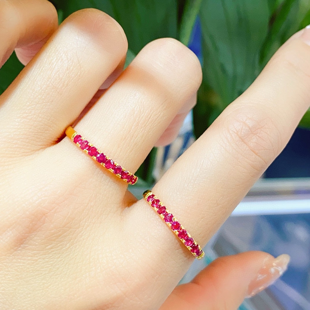 Elegant Natural Ruby Ring - A Must-Have Jewelry Piece