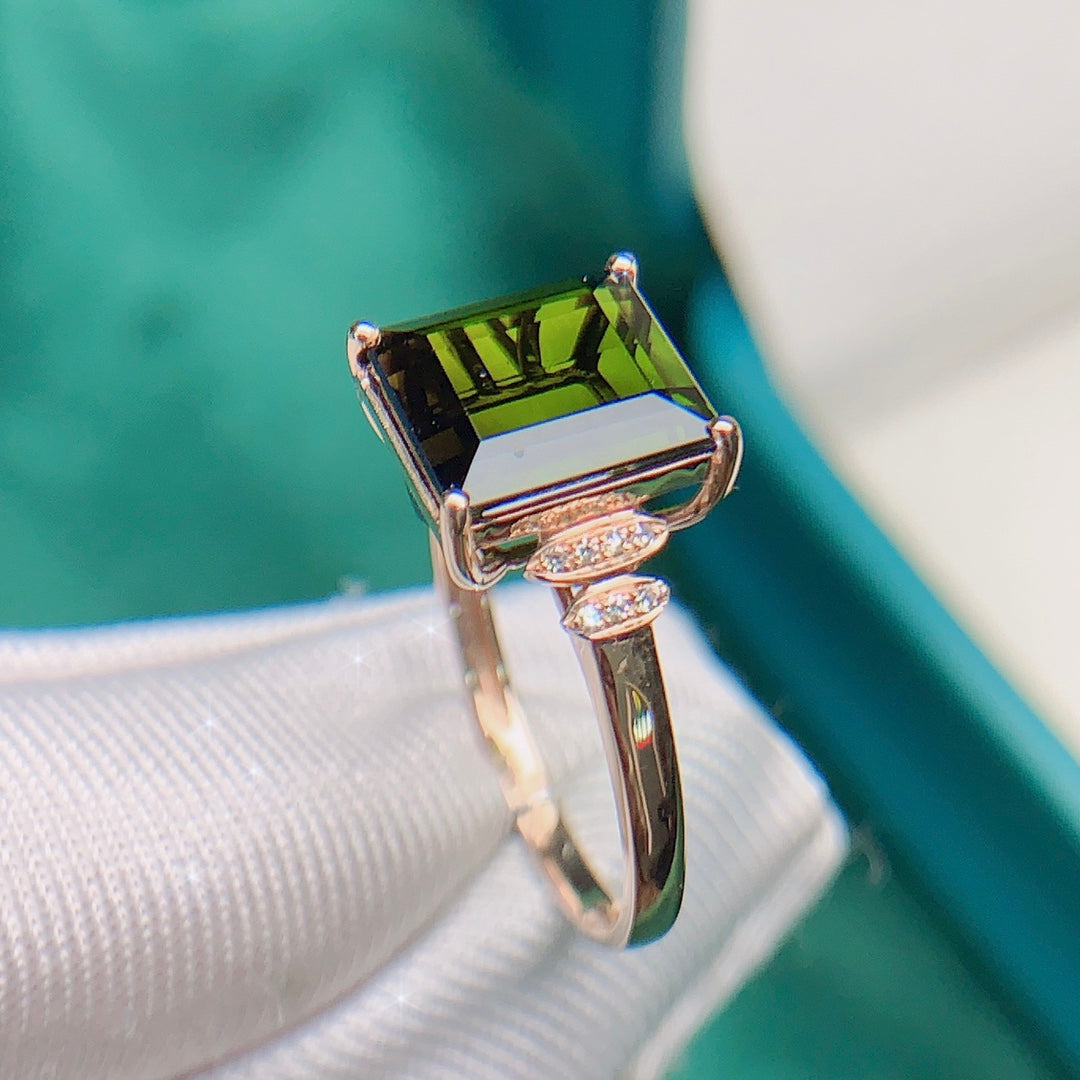 Healing Green Tourmaline Ring - A Must-Have Jewelry for Soothing Souls