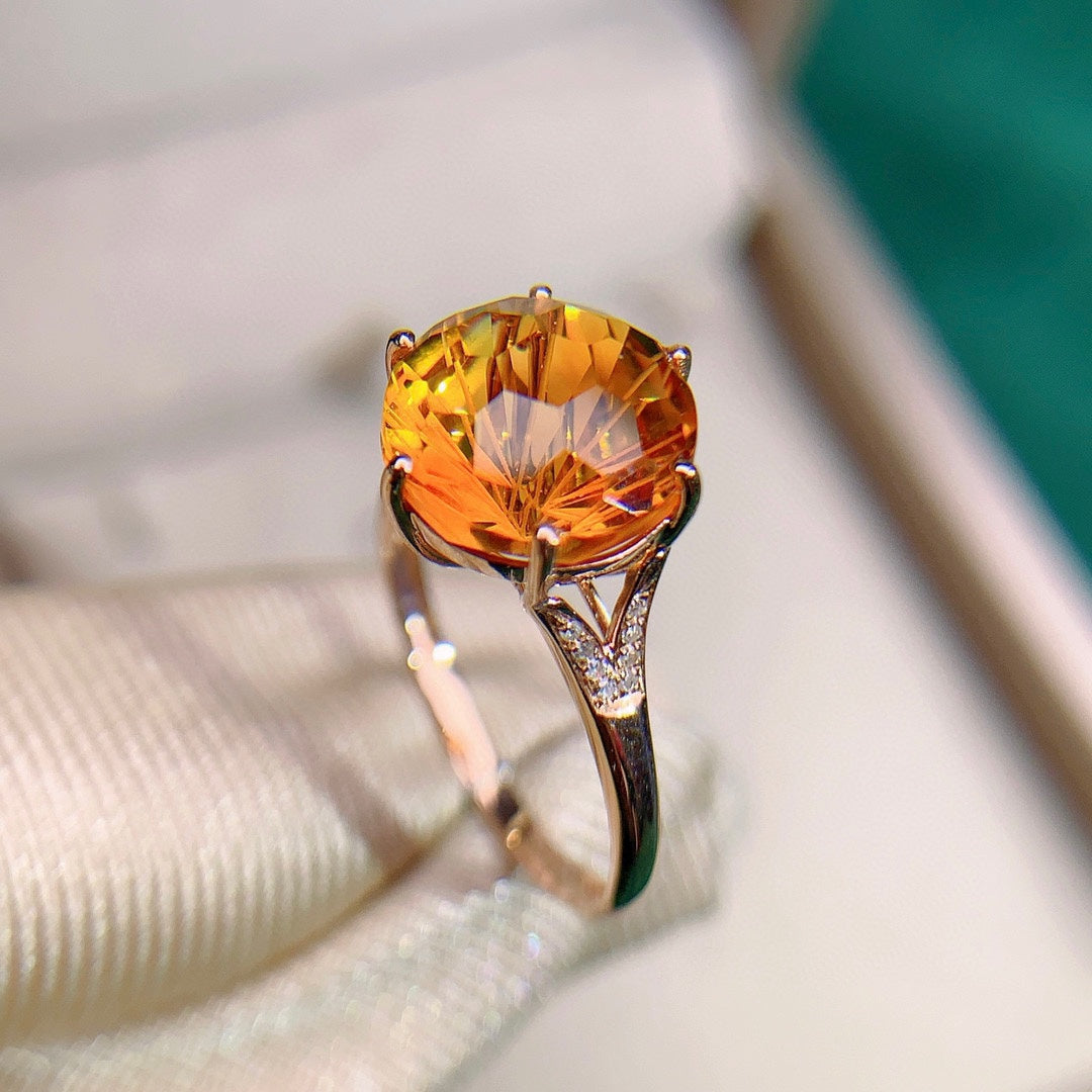 Dazzling Citrine Ring - A Must-Have Jewelry for Prosperity