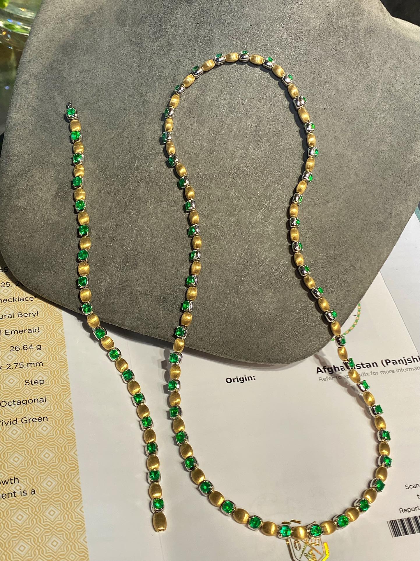 Chocker-Modeset: Premium-Panjshir-Smaragdschmuck