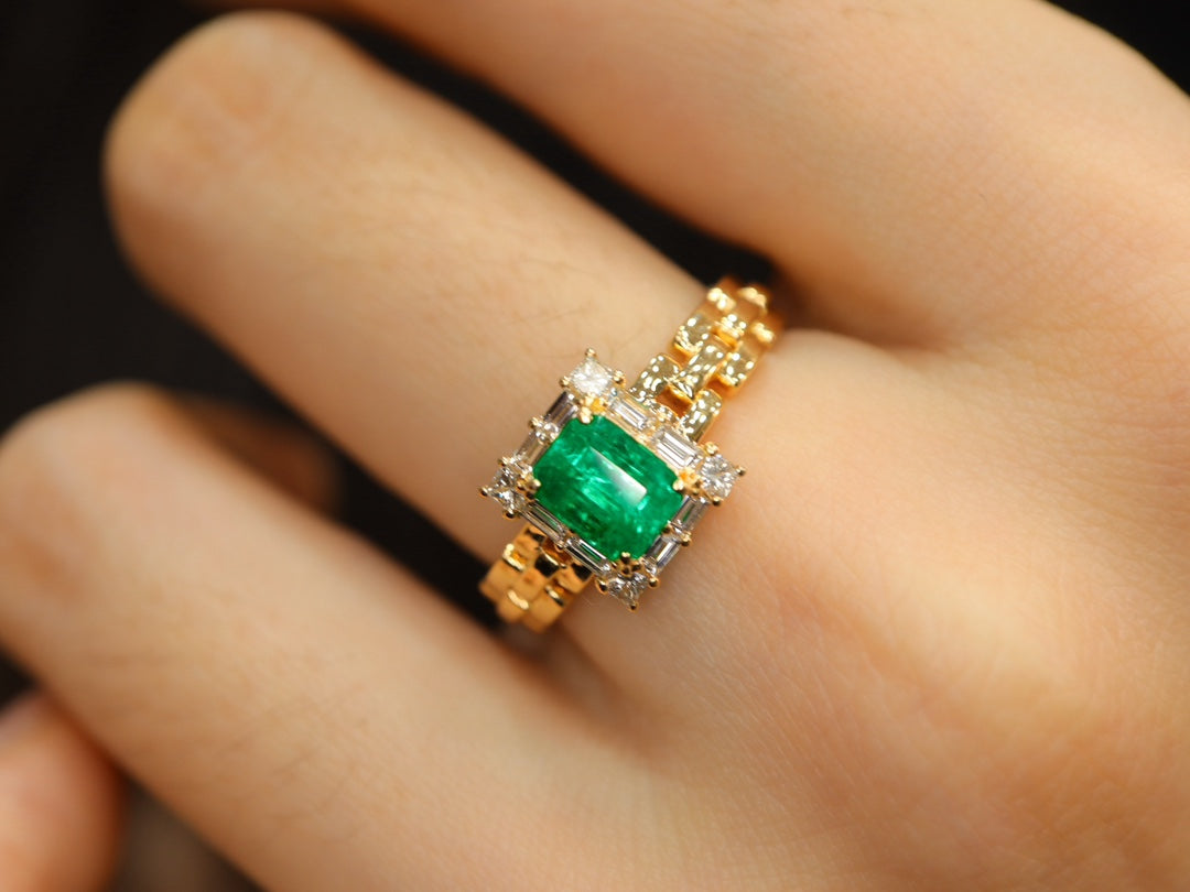 Panjshir-Smaragdring im Vintage-Stil – ein einzigartiges Schmuckstück