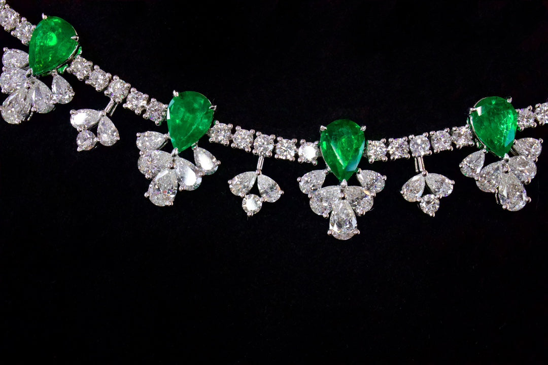 Panjshir Valley Emerald & Diamond Necklace - A Masterpiece of Luxury Jewelry