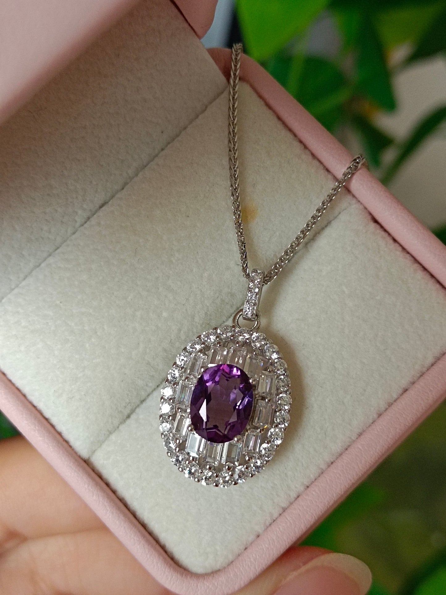 Ciondolo di ametista naturale - Incantevoli gioielli viola