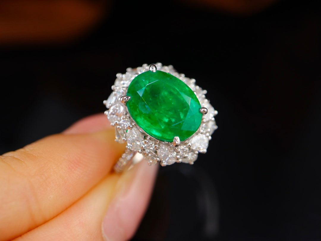 Cincin Zamrud - Barang Kemas Gaya Besar Mewah