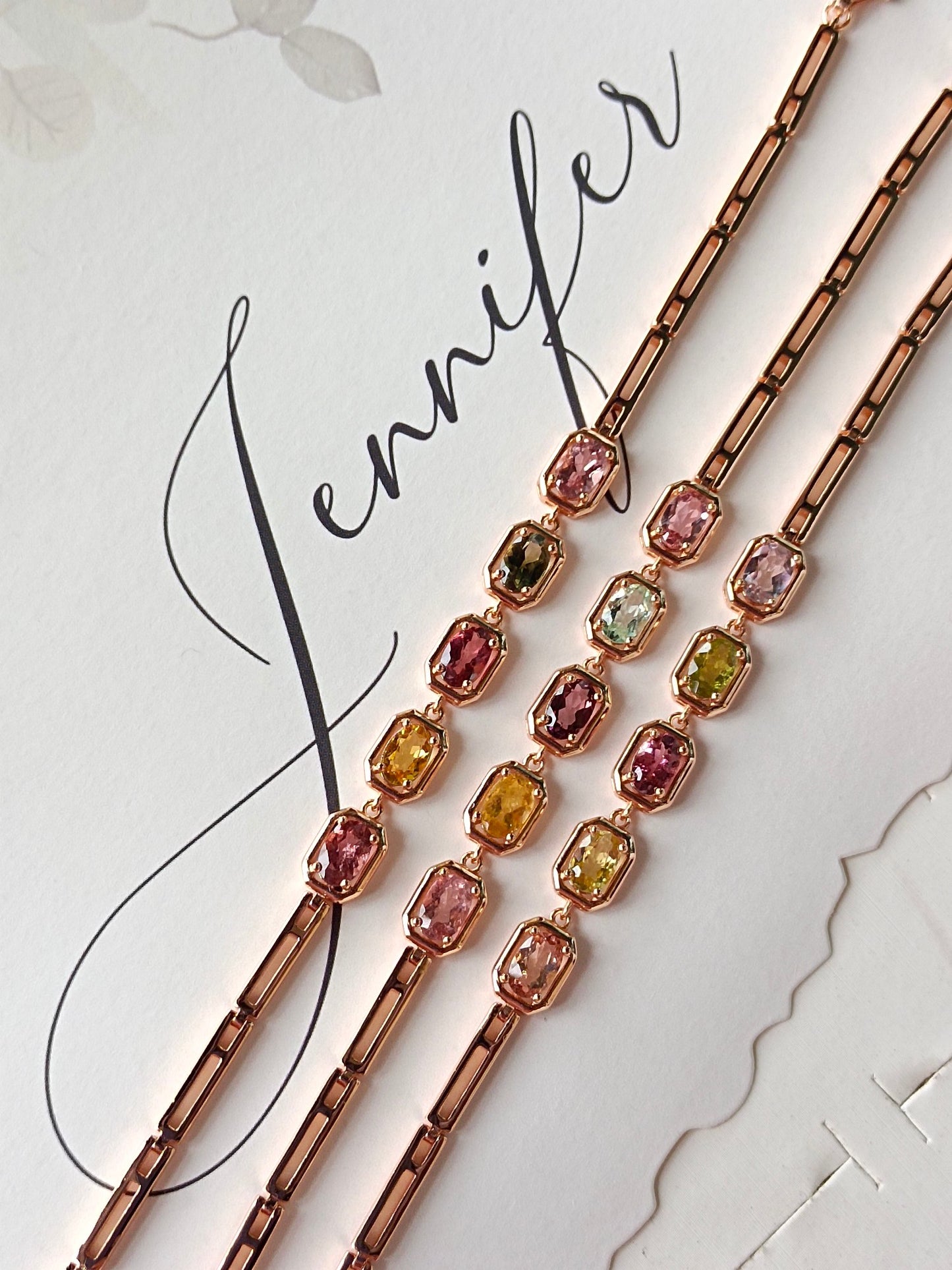 Natuurlijke snoep toermalijn armband - betoverende sieraden voor geluk en wijsheid
