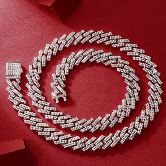 S925 Silver Challenge Necklace For Men