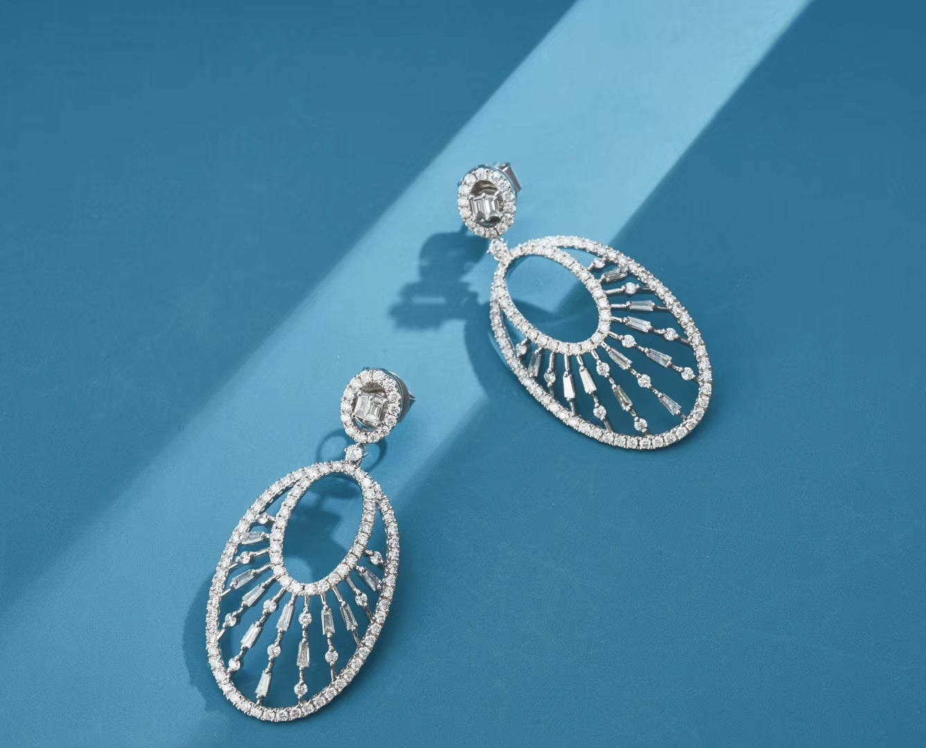 Arch Shaped Elliptical Earrings - Premium Jewelry Piece - Jeweler.Jewelry