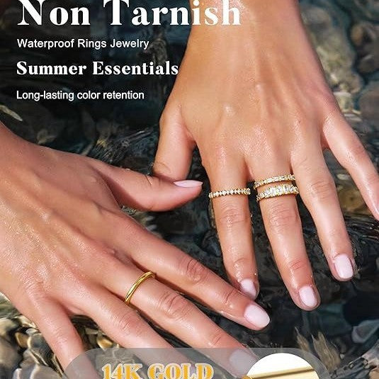 Fashion Luxury Oval Zirconia Ladies Four-piece Set