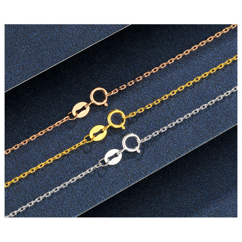 Women's O-shaped Plated Necklace