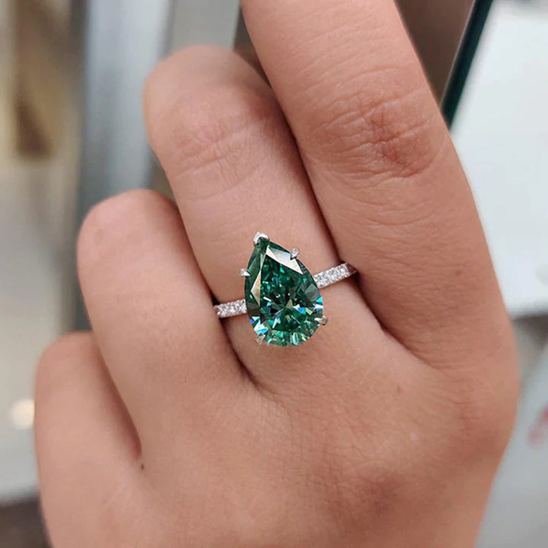 Super Exquisite Teardrop-shaped New Ring