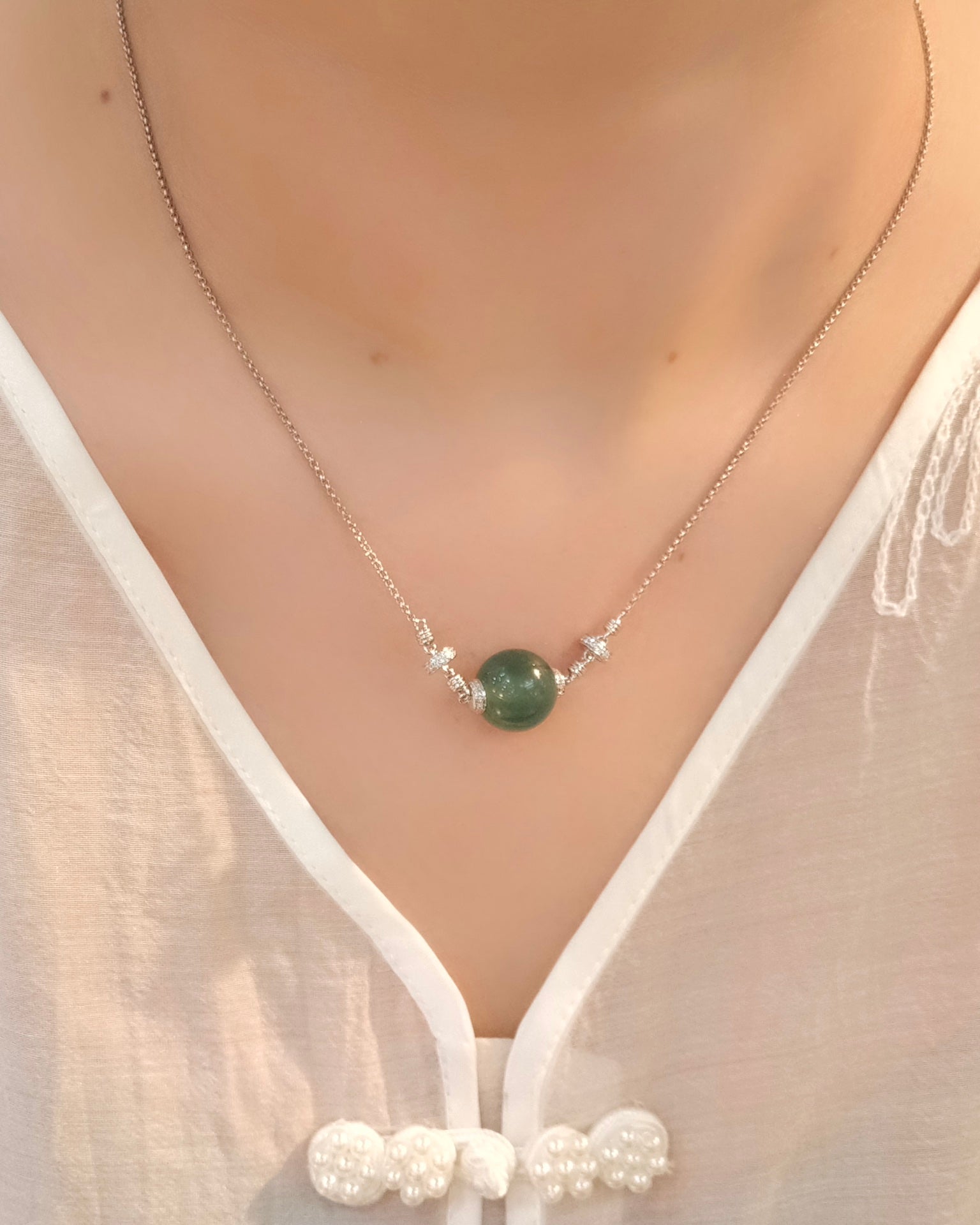 Elegant Jade Pendant Necklace - Unique Jewelry Piece Jeweler.Jewelry