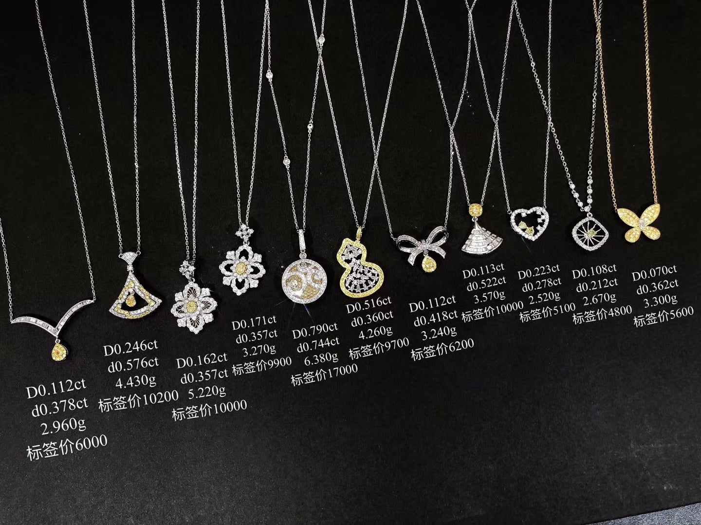 Exquisite Diamond Pendant - Available Now at Unbeatable Value - Yellow Diamond Pendant