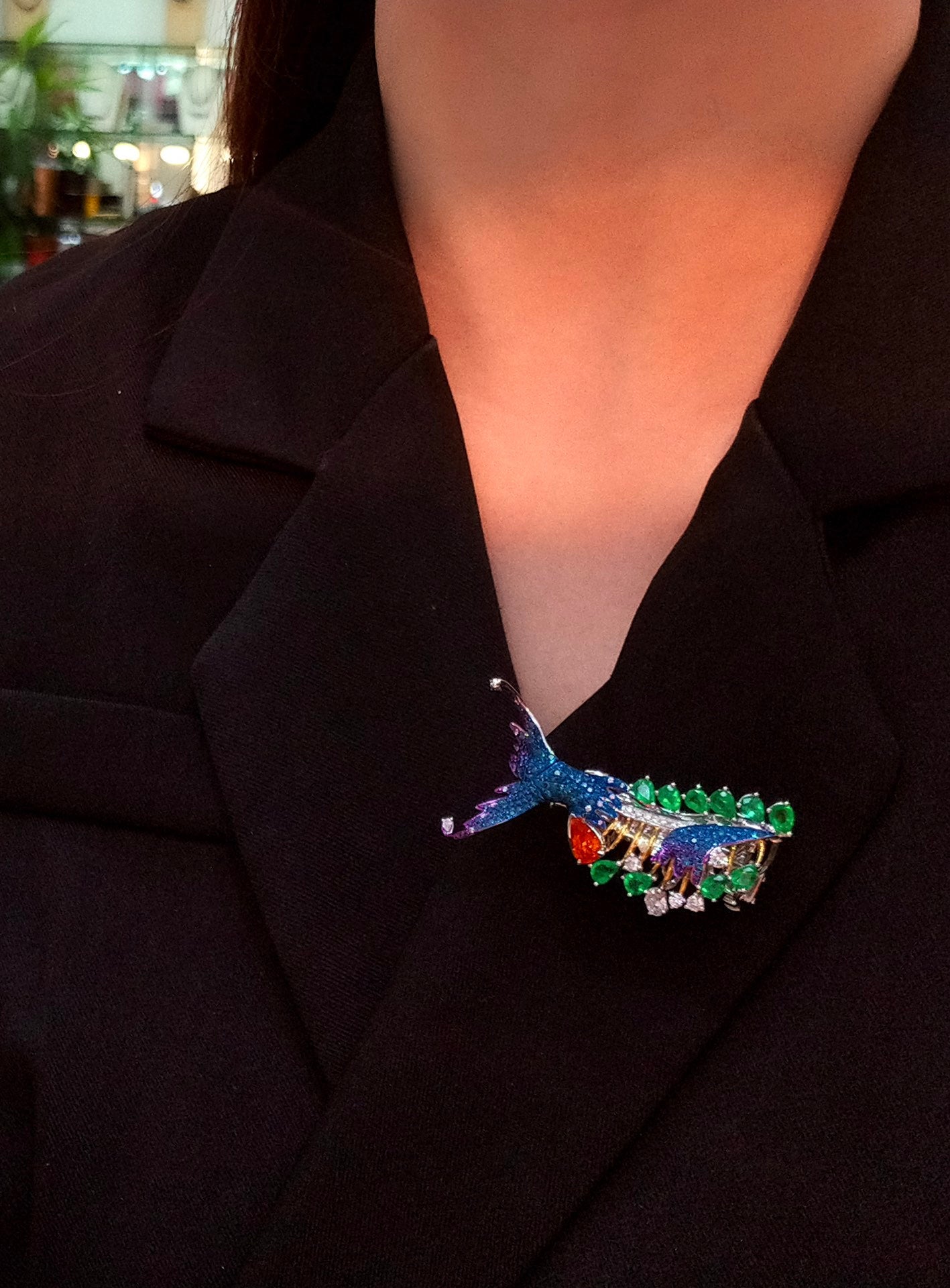 Exquisite Gold Fish Brooch/Decoration Jewelry - A Symbol of Prosperity and Good Luck Jeweler.Jewelry
