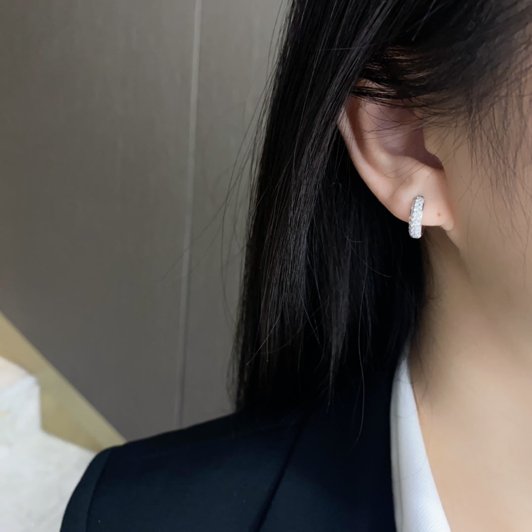Exquisite Three-Row Circle Earrings Jewelry - Jeweler.Jewelry