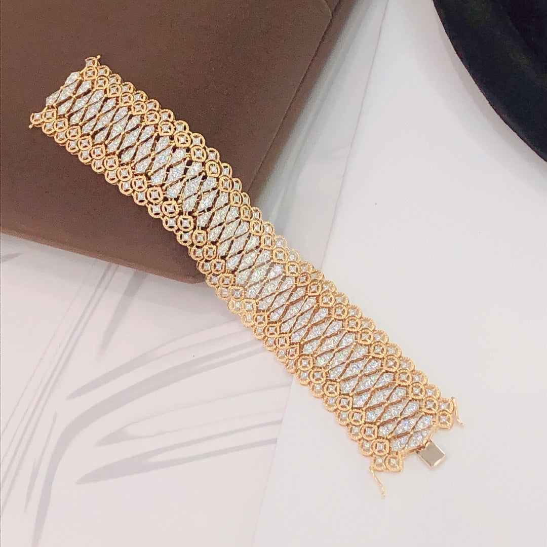 Luxurious Yellow Diamond Bracelet - Premium Jewelry Piece - Yellow Diamond Bracelet