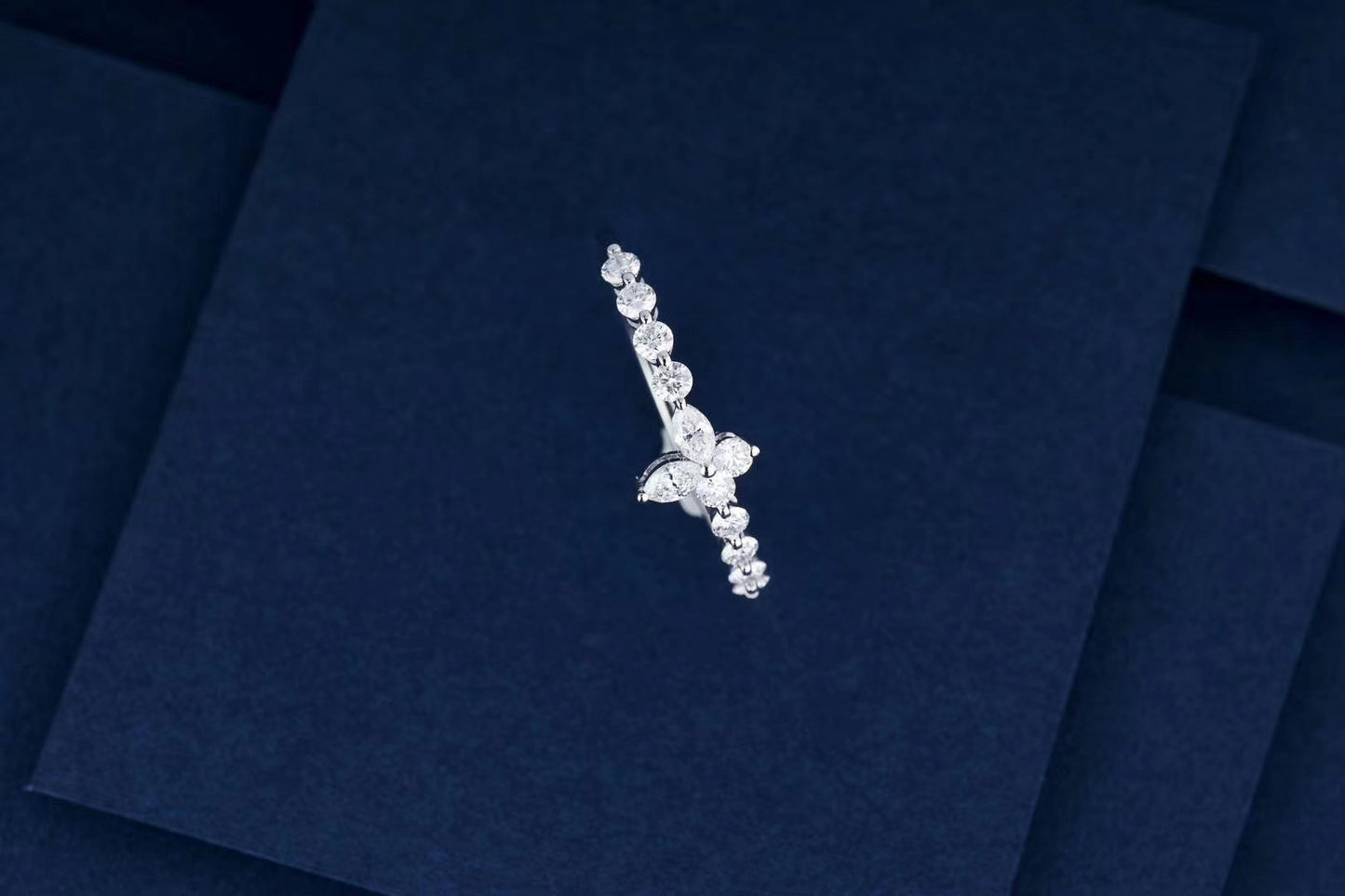 Marquise Diamond Ring - High-Quality Jewelry Piece - White Diamond Ring